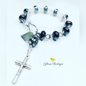 ✨Hematite crystal pendulum and bracelet ✨💫